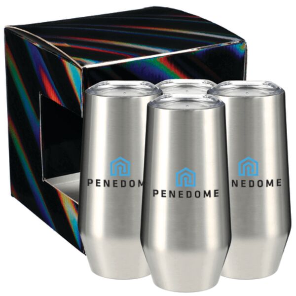 Cru Champagne Flute 9oz 4 in 1 Gift Set Thumbnail